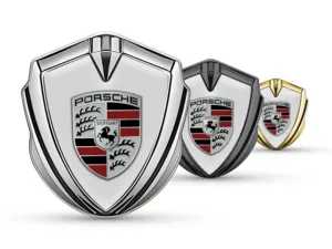 Porsche Insignias de Coche Duraderas Estilosas Acabado Metal